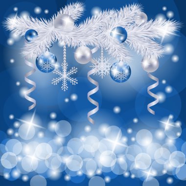 Baubles mavi artalanla Noel