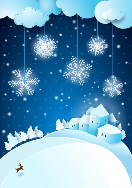 Christmas Eve background — Stock Vector