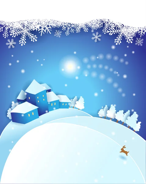 Christmas Eve background — Stock Vector
