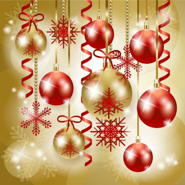 Mücevherlerle dolu Noel arkaplanı