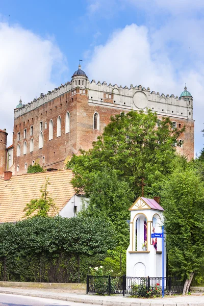 Castle in Golub Dobrzyn, Kuyavia-Pomerania — Stock Photo, Image