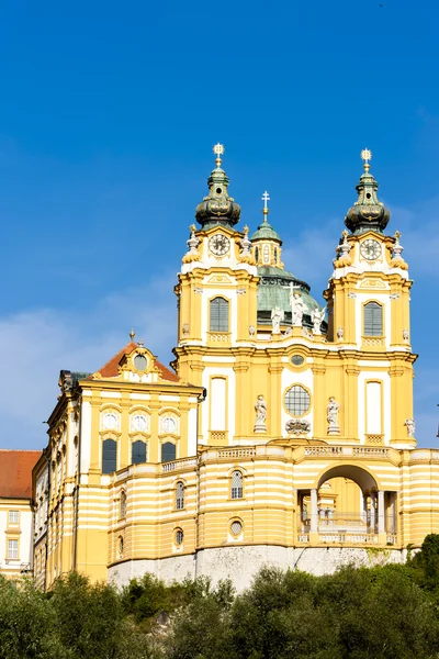 Benedictijnenklooster in Melk, Neder-Oostenrijk — Stockfoto