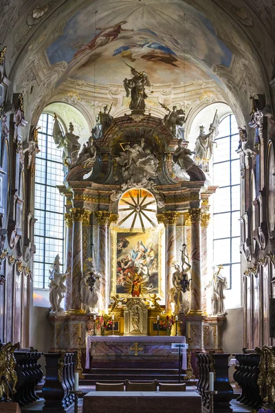 Interior da igreja premonstratensian mosteiro — Fotografia de Stock