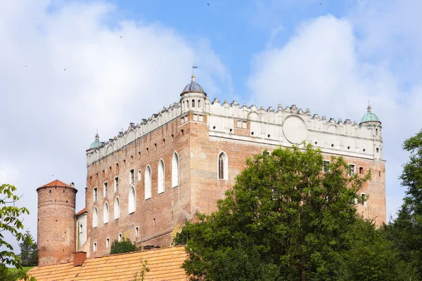Zamek w Golub Dobrzyń, kujawsko pomorskie — Zdjęcie stockowe