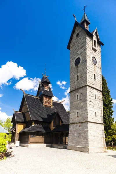 Karpacz Kilisesi, Silesia, Polonya — Stok fotoğraf