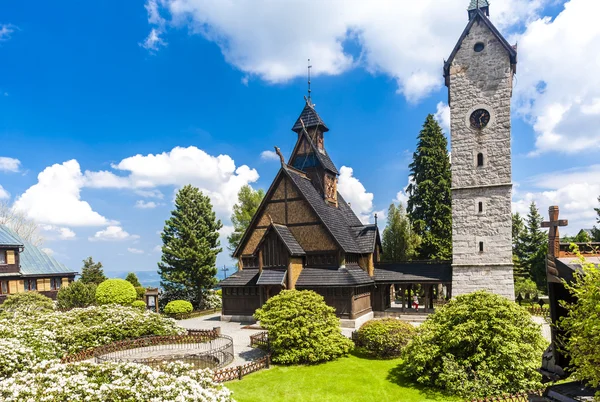 Karpacz kerk, Silezië — Stockfoto
