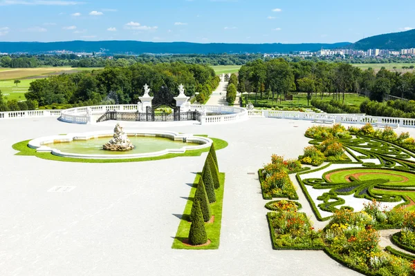 Jardim de Hof Palace, Baixa Áustria — Fotografia de Stock