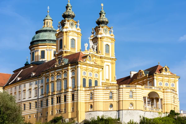 Benediktinerklostret i Melk, Fäll ned Österrike — Stockfoto