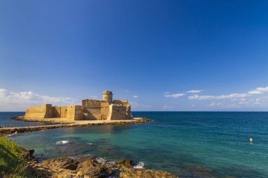 Isola di Capo Rizzuto Kalesi, Crotone ili, Calabria, İtalya