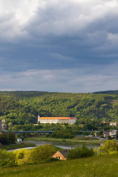 Decin Kasteel Noord Bohemen Tsjechië — Stockfoto