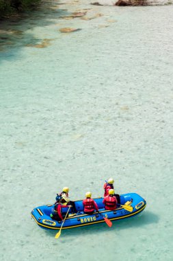 Rafting, Soca Triglav Ulusal Parkı, Slovenya