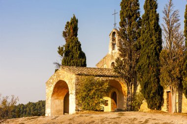 Eygalieres, Provence, Fransa yakınlarındaki Chapel St. Sixte