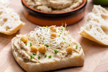 Ev yapımı nohut teresi.