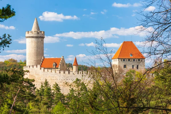 Castelo Kokorin Perto Melnik Boêmia Central República Checa — Fotografia de Stock