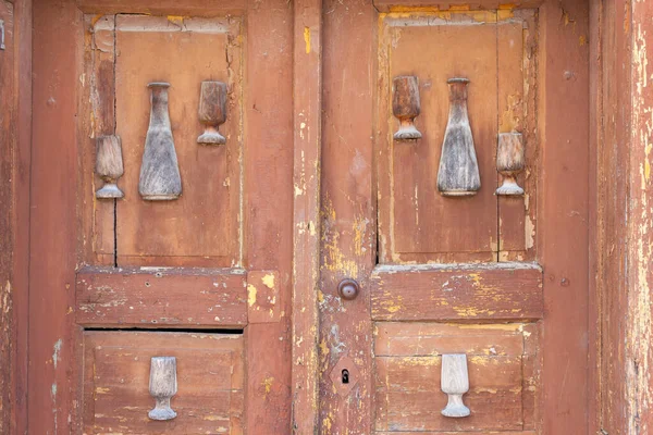 Puerta Vieja Bodegas Villanykovesd Hungría — Foto de Stock