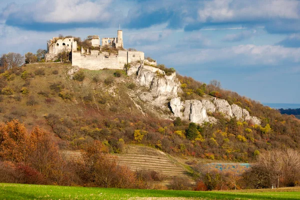 Castillo Falkenstein Otoño Austria — Foto de Stock