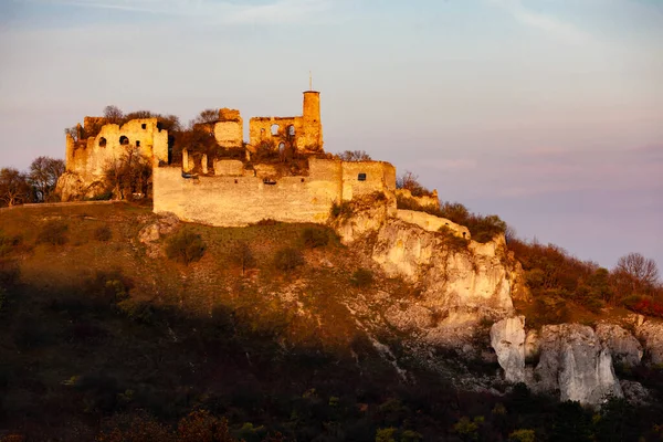 Falkenstein Castle Autumn Austria — Stock Photo, Image