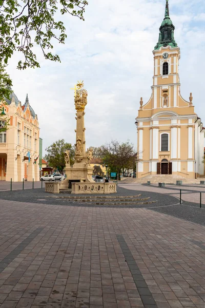 Old Town Square Szekszard Hungary — Stock Photo, Image