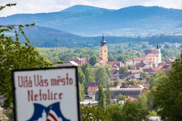 Πόλη Netolice Κοντά Στη Sumava Νότια Βοημία Τσεχική Δημοκρατία — Φωτογραφία Αρχείου