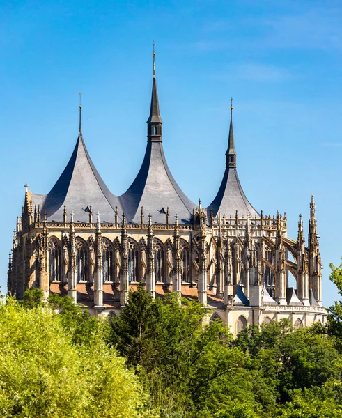 Kutna Hora Catedral Santa Bárbara Sítio Unesco República Checa — Fotografia de Stock