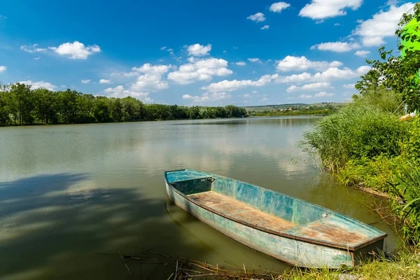 Puzdransky Lagoa Morávia Sul Região Palava República Checa — Fotografia de Stock