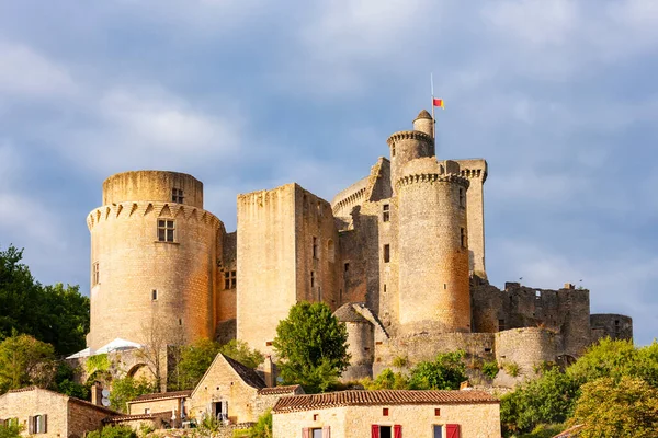 Schloss Bonaguil Lot Garonne Frankreich — Stockfoto