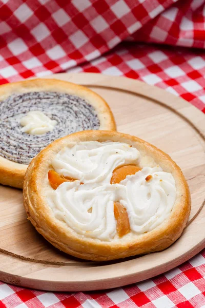 Traditional Czech Cakes Burnt Spruce Wood — Stock Photo, Image