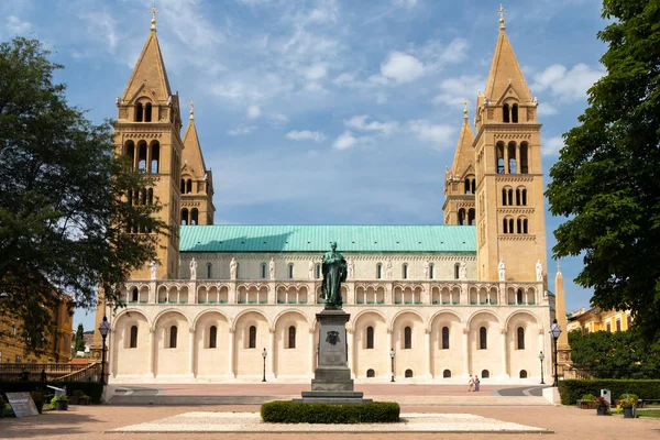 Catedral Pecs Condado Baranya Hungría — Foto de Stock