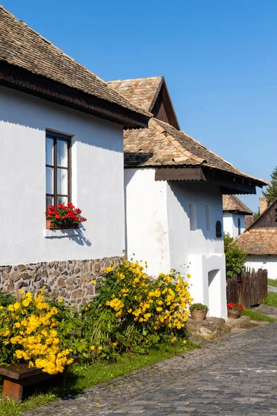 Historical Village Center Holloko Region Northern Hungary — Stock Photo, Image