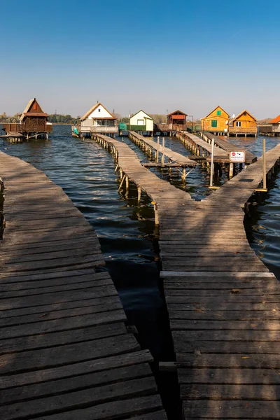 Cabañas Los Muelles Bokodi Norte Hungría — Foto de Stock