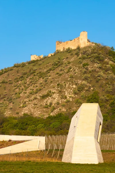 Archeopark Pavlov Con Rovine Devicky Nella Regione Palava Moravia Meridionale — Foto Stock