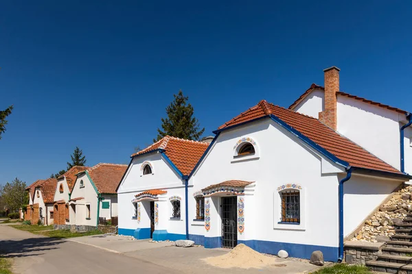 Group Typical Outdoor Wine Cellars Sudomerice Southern Moravia Czech Republic — Stock Photo, Image