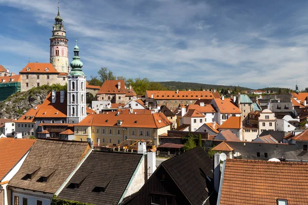 Widok Miasto Zamek Czeski Krumlov Czechy Południowe Czechy — Zdjęcie stockowe