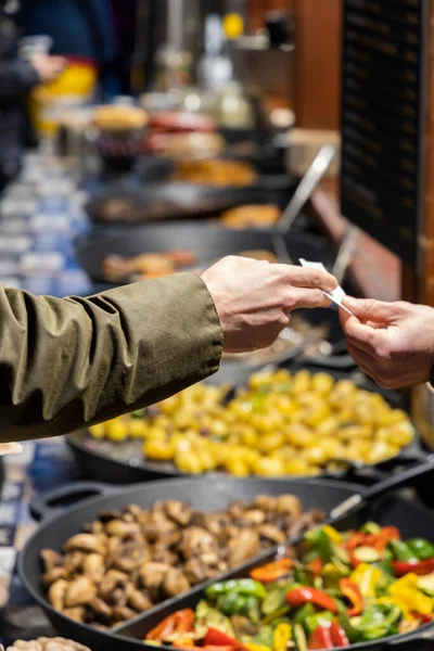 Streetfood Prag Tschechien — Stockfoto