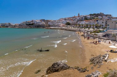 Eski şehir Vieste, Apulia bölgesi, İtalya