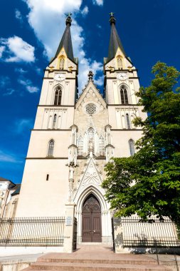 Admont Manastırı Kilisesi Neo-Gotik tarzda, Admont, Styria, Avusturya