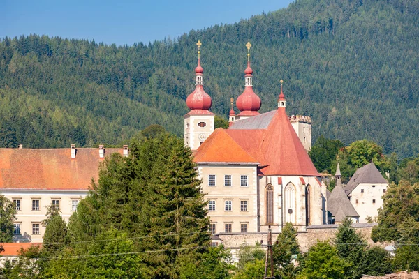 Opactwo Lambrechta Styrii Austria — Zdjęcie stockowe