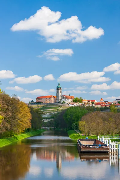 Melnik Castle Vltava River Czech Republic — стокове фото