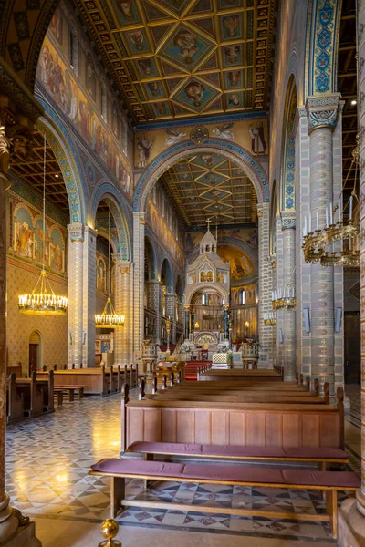 Interior Catedral Pecs Provincia Baranya Hungría — Foto de Stock