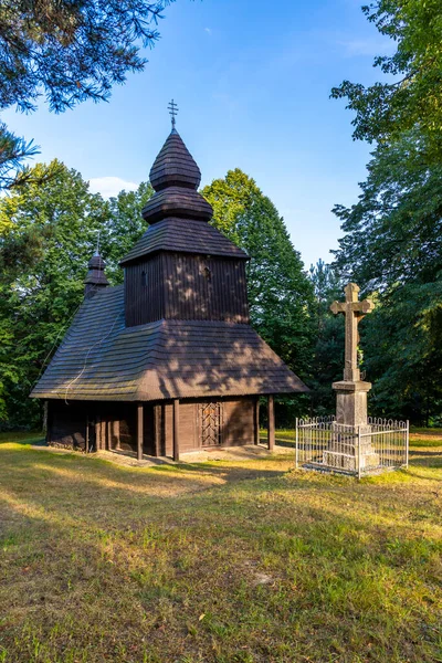 Holzkirche Ruska Bystra Slowakei — Stockfoto