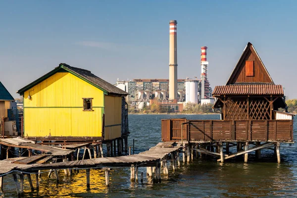 Huisjes Pieren Bokodi Het Noorden Van Hongarije — Stockfoto