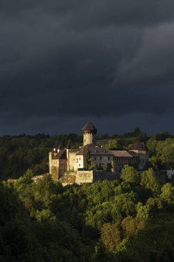 Nizky Jesenik 'teki Sovinec kalesi, Kuzey Moravya, Çek Cumhuriyeti