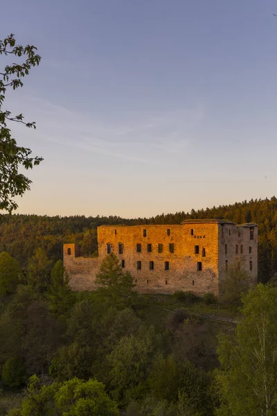 Rovine Del Castello Krakovec Nella Boemia Centrale Repubblica Ceca — Foto Stock