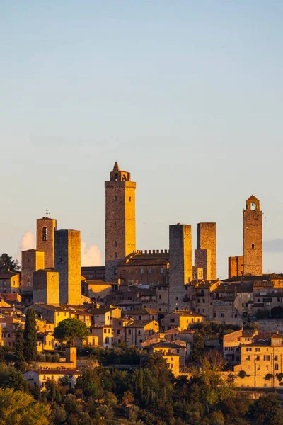 San Gimignano Unescon Sivusto Toscana Italia — kuvapankkivalokuva