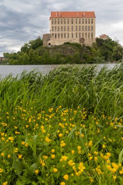 Hana 'daki Plumlov kalesi, Orta Moravya, Çek Cumhuriyeti