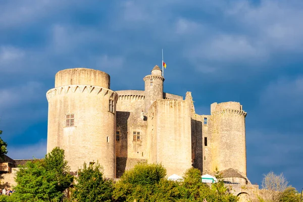 Κάστρο Bonaguil Στο Lot Garonne Γαλλία — Φωτογραφία Αρχείου