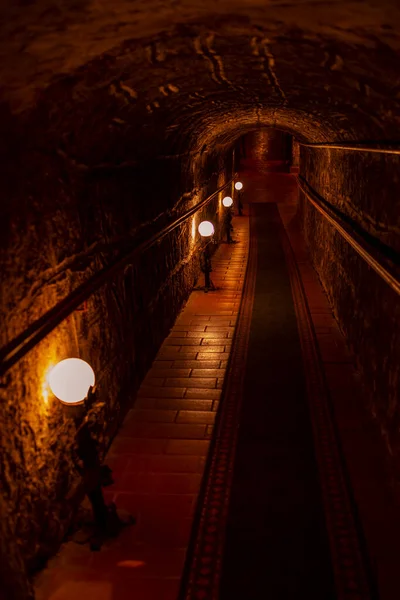 Ancienne Cave Dans Centre Eger Nord Hongrie — Photo