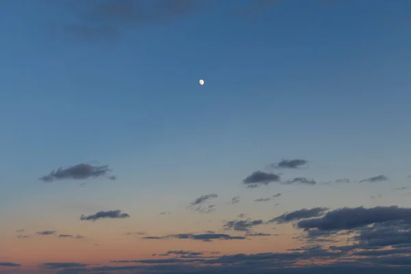 Wolken Bij Zonsondergang Winter — Stockfoto