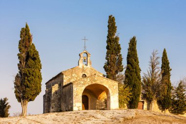Eygalieres, Provence, Fransa yakınlarındaki Chapel St. Sixte