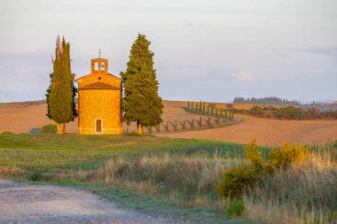 Madonna di Vitaleta Kilisesi, San Quirico d Orcia, Toskana, İtalya